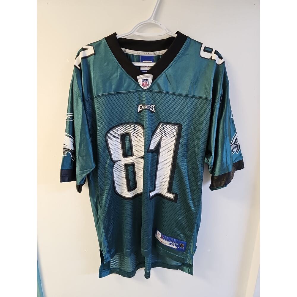 Philadelphia Eagles NFL Jersey Medium Terrell Owens #81 Mens Green Reebok